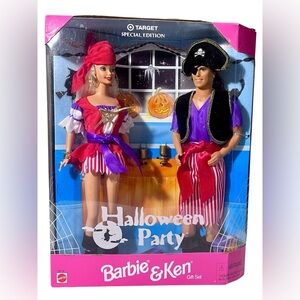 Vintage Barbie and Ken Dolls 1998 Special Edition Halloween Gift Set New